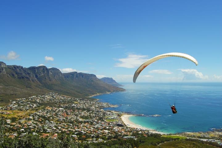 Tandem paragliding at Signal Hill thumbnail